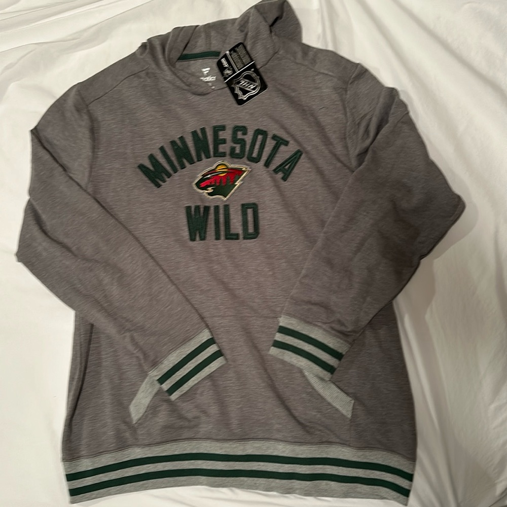 Fanatics Minnesota Wild Hooded Sweatshirt - XL - New with Tags